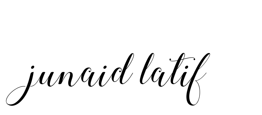 Junaid-latif signature