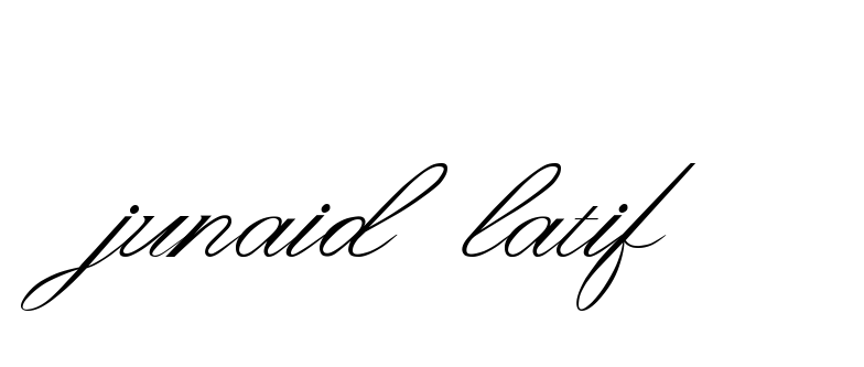 Junaid-latif signature