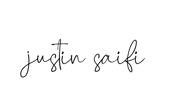 Justin-saifi- signature