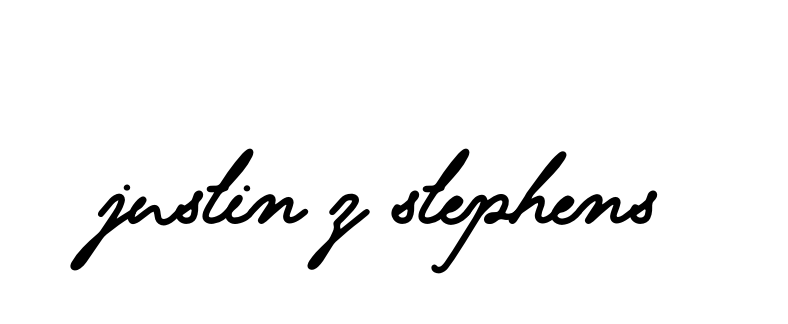 Handwritten Signature for Justin-z-stephens - Style 138 Online