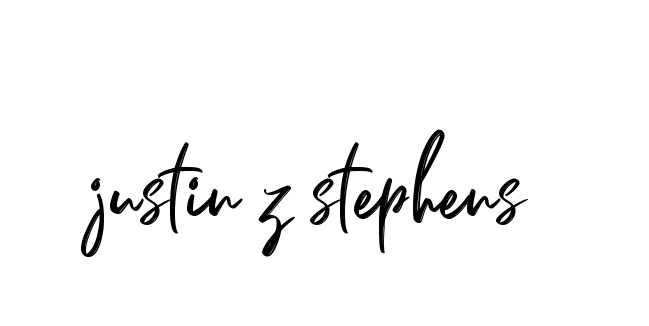 Handwritten Signature for Justin-z-stephens - Style 141 Online