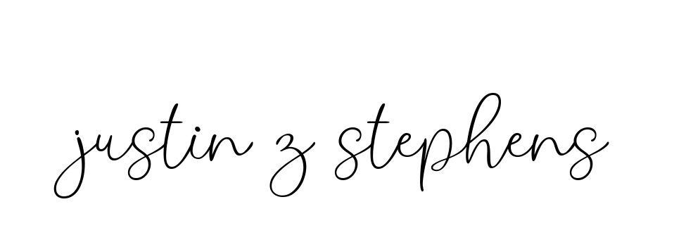Handwritten Signature for Justin-z-stephens - Style 147 Online