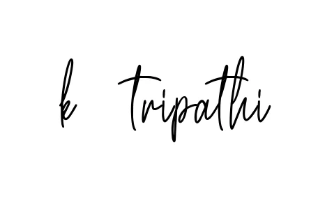 Handwritten Signature for K--tripathi - Style 154 Online