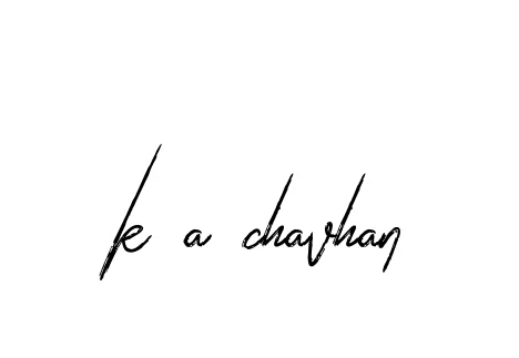 Handwritten Signature for K-a-chavhan - Style 133 Online