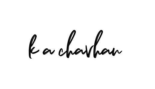 Handwritten Signature for K-a-chavhan - Style 141 Online
