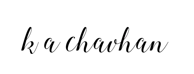 Handwritten Signature for K-a-chavhan - Style 144 Online