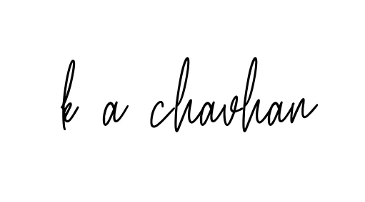 Handwritten Signature for K-a-chavhan - Style 154 Online