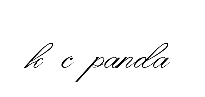 K-c-panda signature