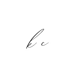 Handwritten Signature for K-c - Style 134 Online