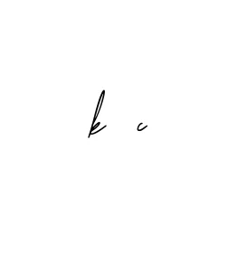Handwritten Signature for K-c - Style 139 Online