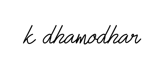 K-dhamodhar signature