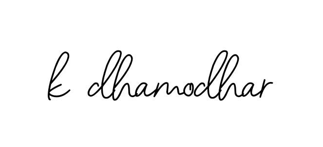 K-dhamodhar signature