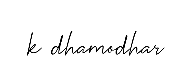 K-dhamodhar signature