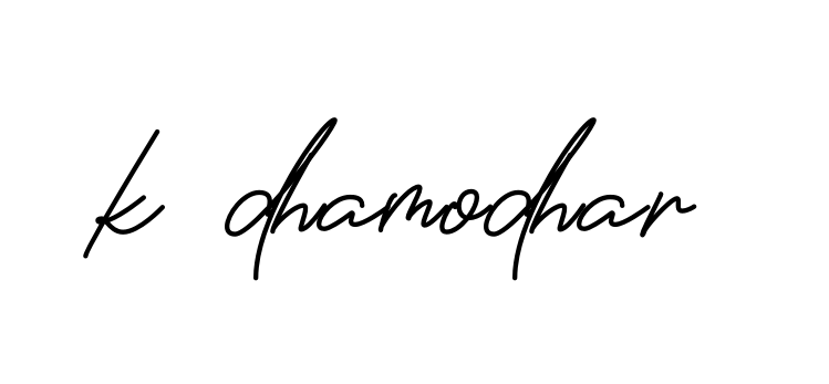 K-dhamodhar signature