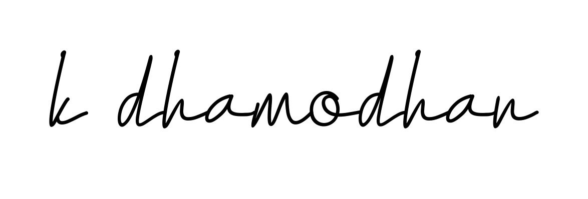 K-dhamodhar signature