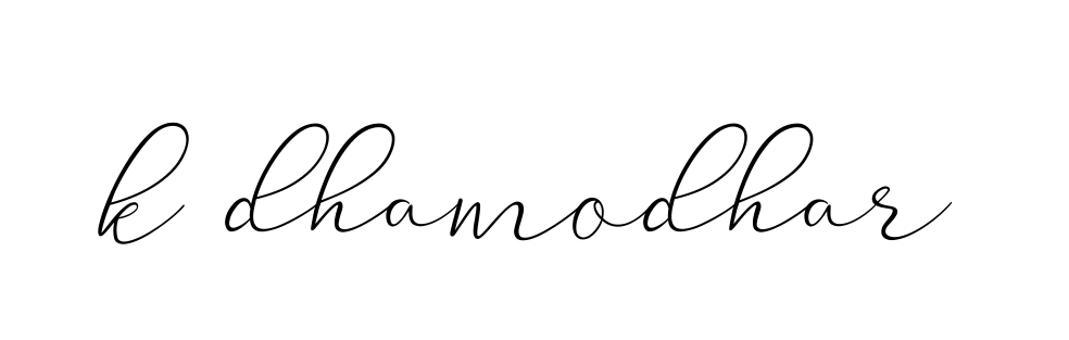 K-dhamodhar signature