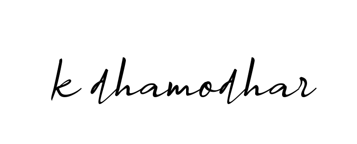K-dhamodhar signature
