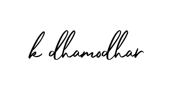 K-dhamodhar signature