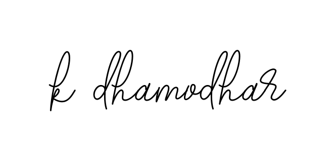 K-dhamodhar signature