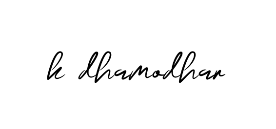 K-dhamodhar signature