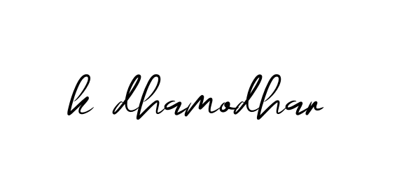 K-dhamodhar signature
