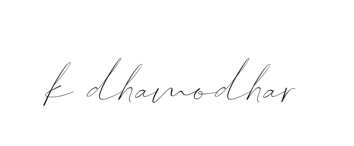 K-dhamodhar signature