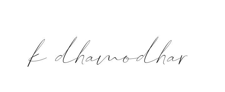 K-dhamodhar signature
