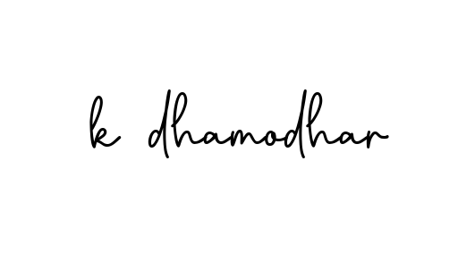 K-dhamodhar signature