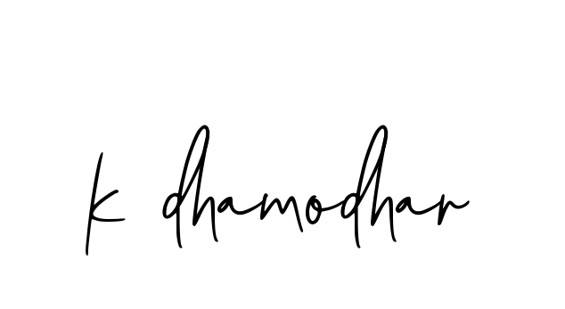 K-dhamodhar signature