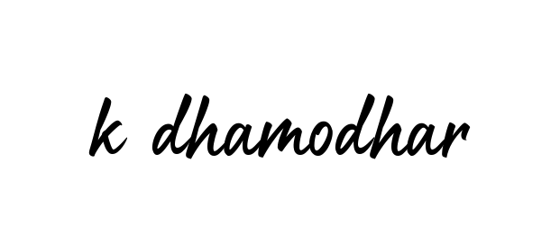 K-dhamodhar signature