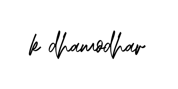 K-dhamodhar signature