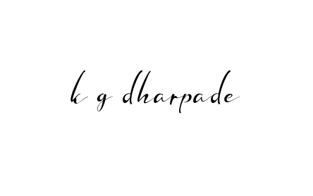 Handwritten Signature for K-g-dharpade - Style 132 Online