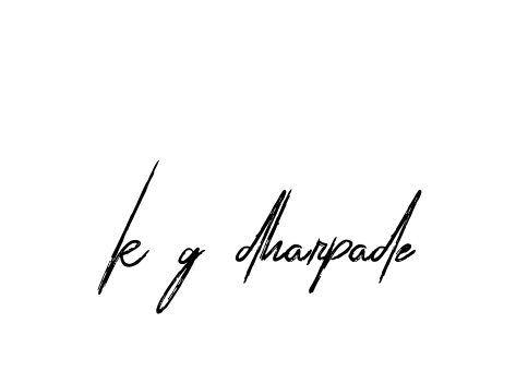 Handwritten Signature for K-g-dharpade - Style 133 Online