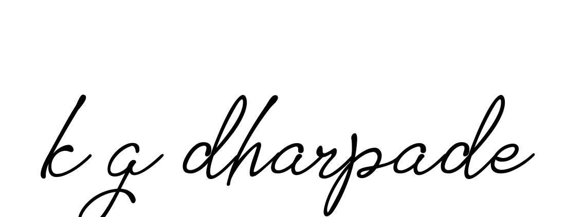 Handwritten Signature for K-g-dharpade - Style 151 Online