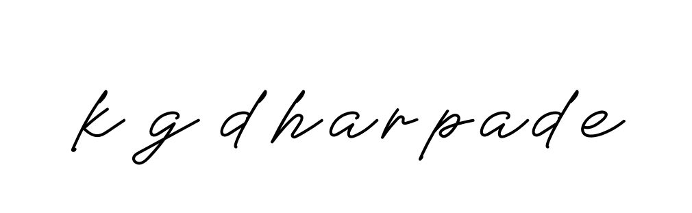 Handwritten Signature for K-g-dharpade - Style 152 Online