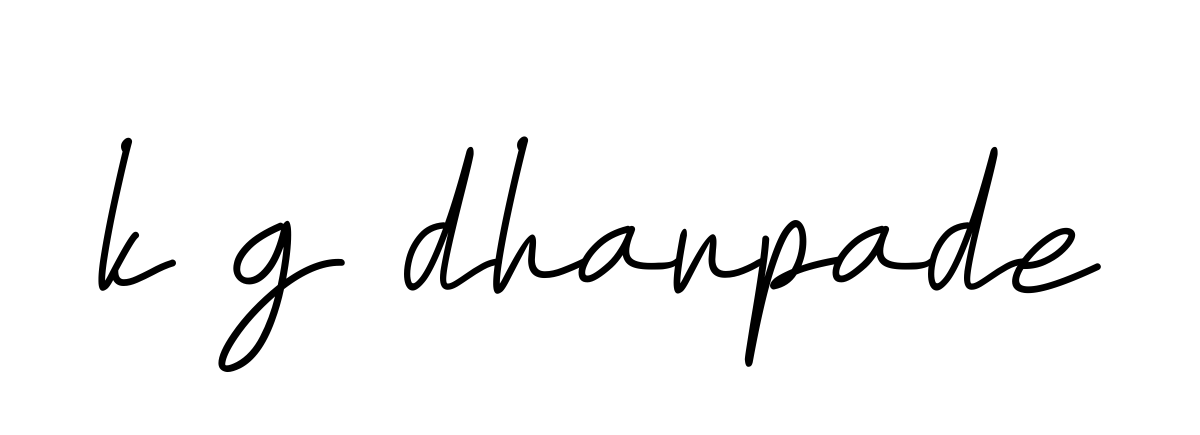 Handwritten Signature for K-g-dharpade - Style 155 Online