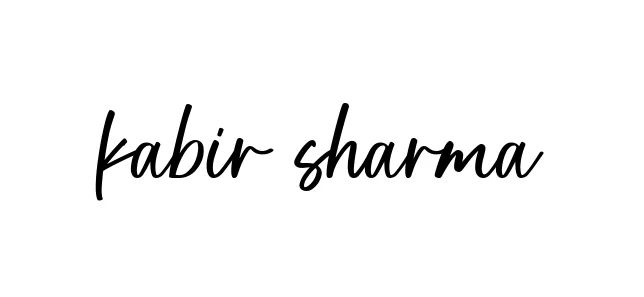 Kabir-sharma signature