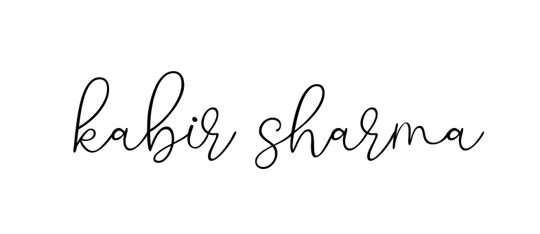 Kabir-sharma signature