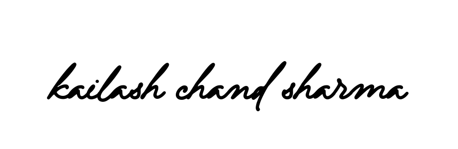 Handwritten Signature for Kailash-chand-sharma - Style 137 Online