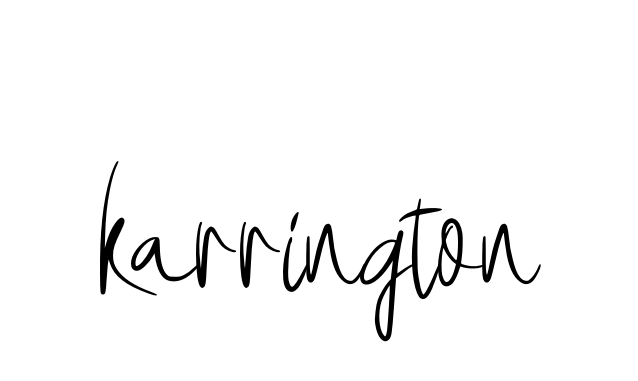 Handwritten Signature for Karrington - Style 146 Online