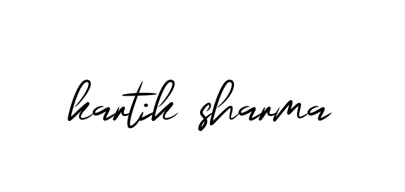 Kartik-sharma signature