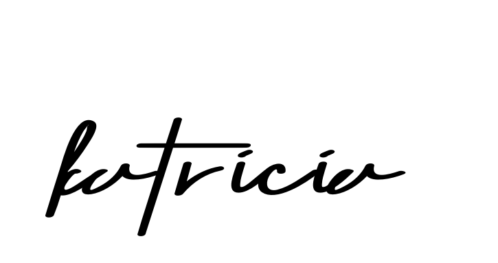 Handwritten Signature for Katricia - Style 135 Online