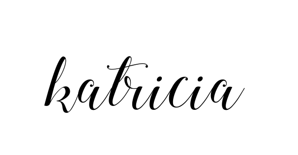 Handwritten Signature for Katricia - Style 144 Online