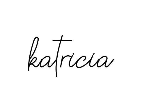 Handwritten Signature for Katricia - Style 145 Online