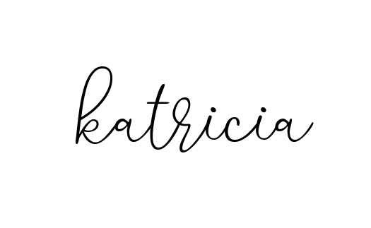 Handwritten Signature for Katricia - Style 147 Online