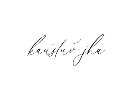 Handwritten Signature for Kaustuv-jha - Style 134 Online