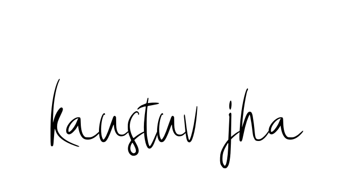 Handwritten Signature for Kaustuv-jha - Style 146 Online