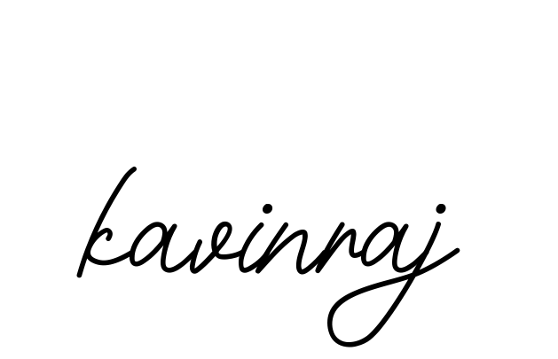 Kavinraj- signature