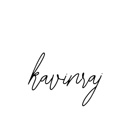 Kavinraj- signature