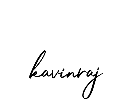 Kavinraj- signature